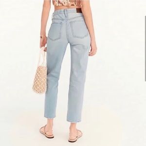 High rise 90s classic straight Jean in waterside rush